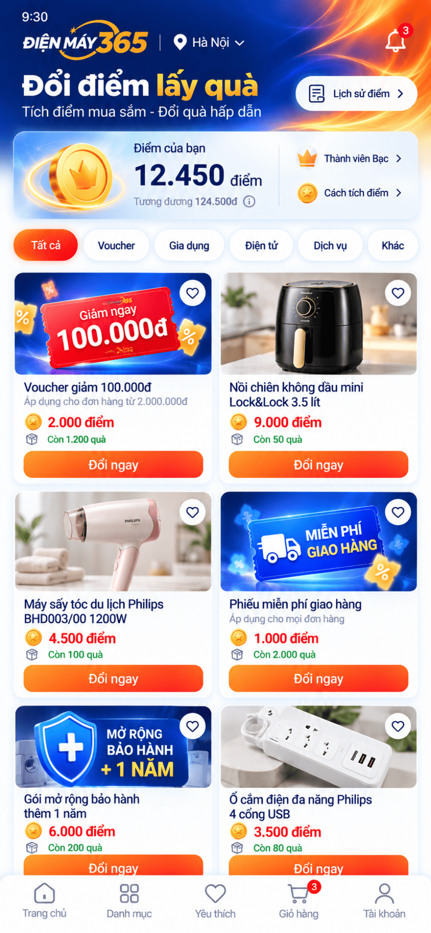 App siêu thị điện máy